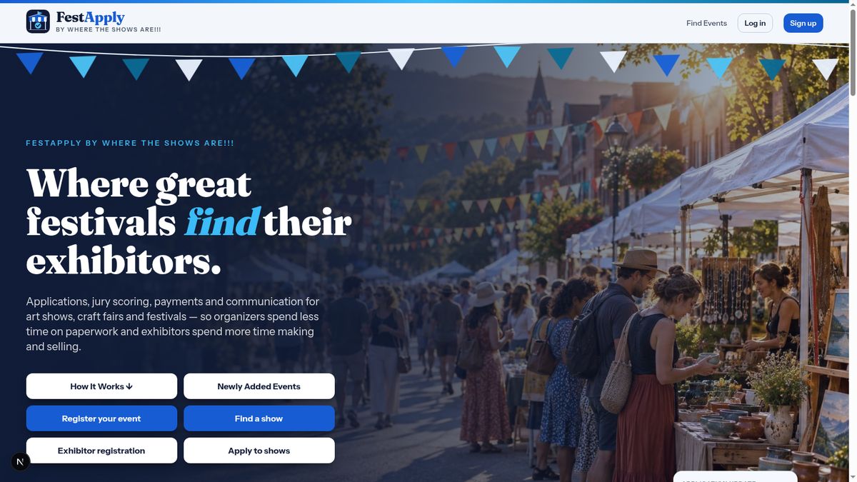 Start at the home page