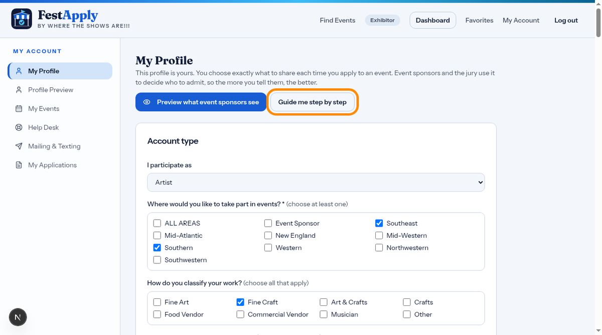 Need help? Guide me step by step