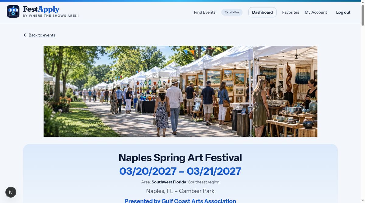 The show's page