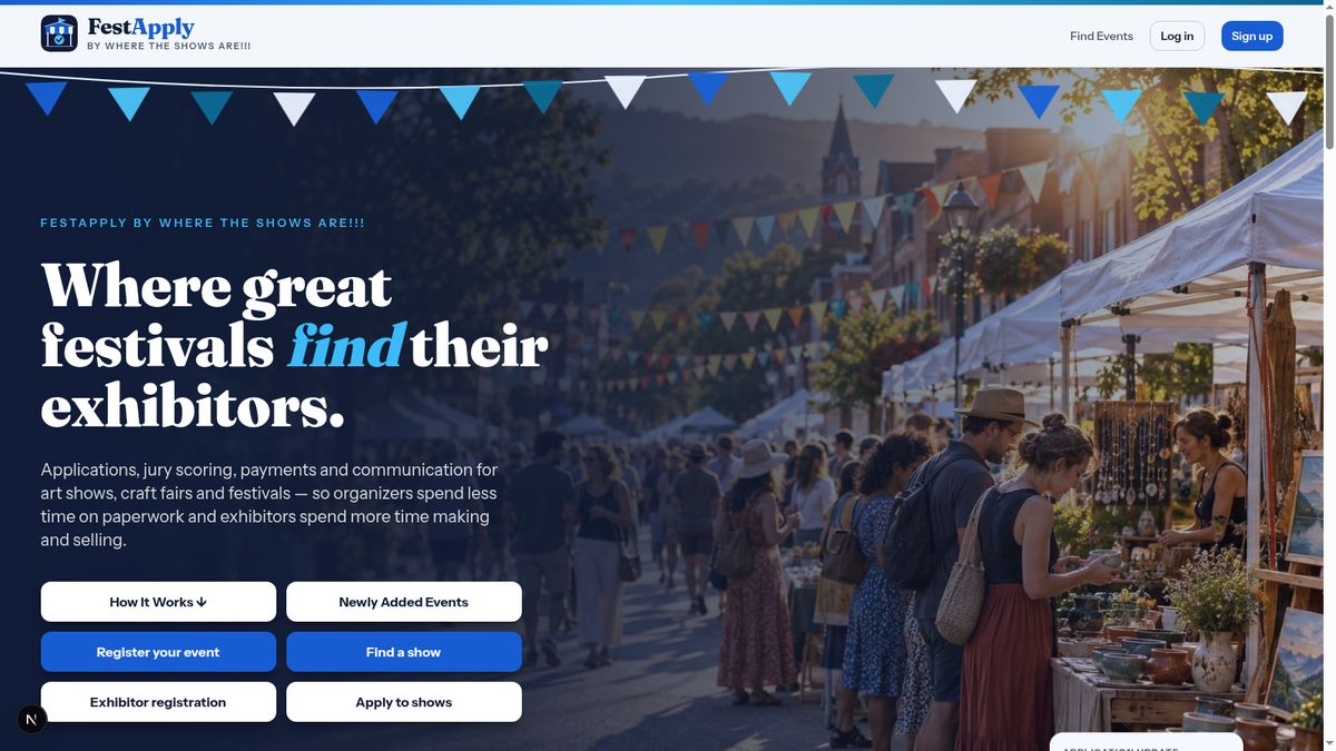 Start at the home page